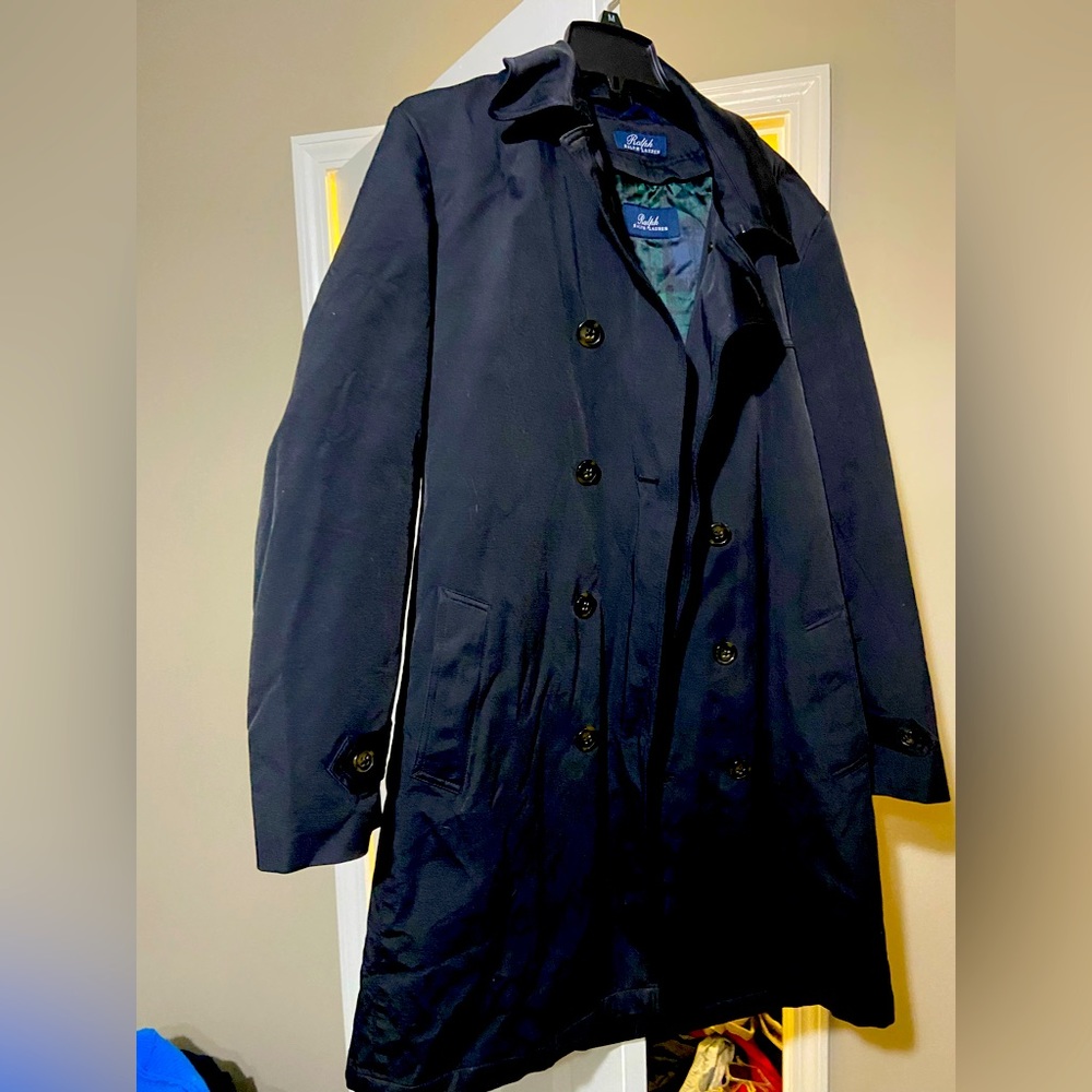 Polo Ralph Lauren Trenchcoat Black Size 42R